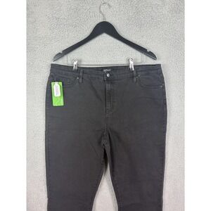 Buffalo David Bitton Jeans Womens 16/36 Gray High Rise Skinny Stretch Denim New